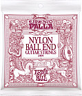 Струны для классической гитары 2409 Ernesto Palla Nylon Ball End, 028-42