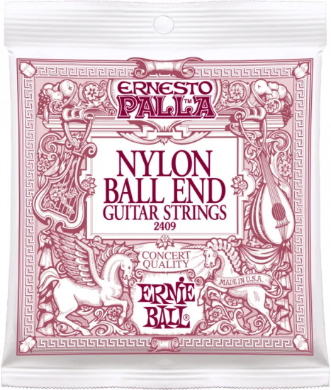 Струны для классической гитары 2409 Ernesto Palla Nylon Ball End, 028-42