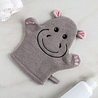 Мочалка-варежка детская «Бегемотик»