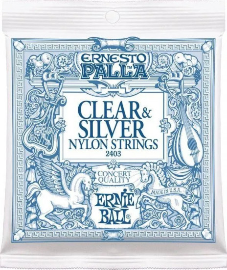 Струны для классической гитары 2403 Clear&Silver, 028-42