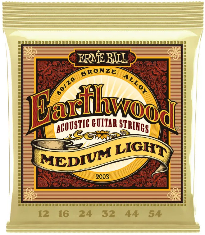 Струны для акустической гитары 2003 Earthwood, 12-54 | Ernie Ball
