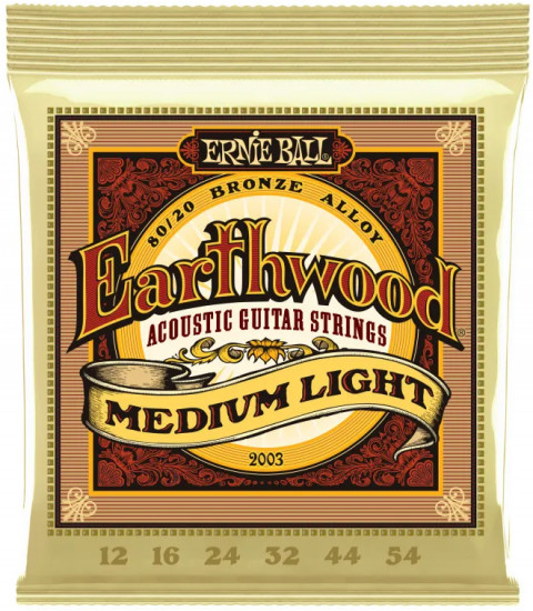Струны для акустической гитары 2003 Earthwood, 12-54