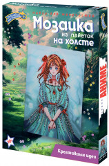 Мозаика из пайеток «Девушка»