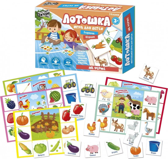Настольная игра «Лотошка. На ферме»