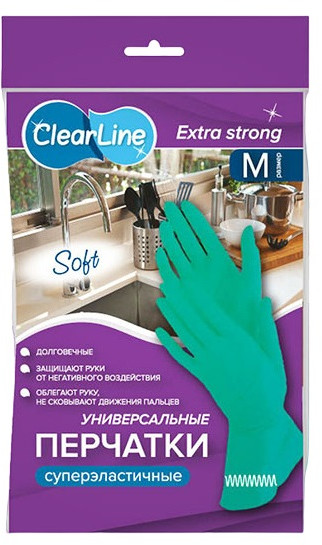 Перчатки суперэластичные «Extra strong» | Clear line