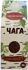 Чага берёзовая с красной щеткой