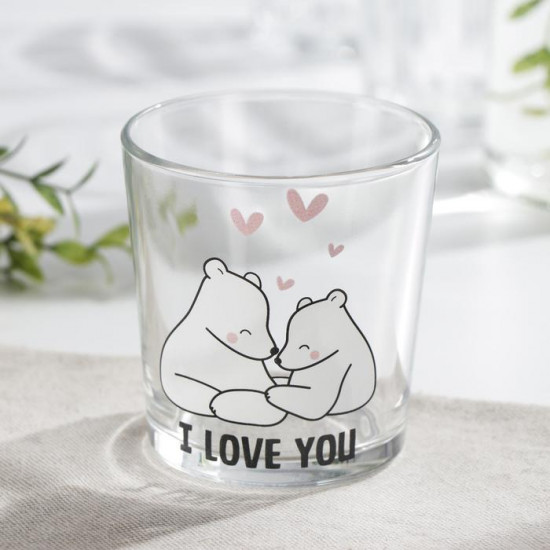 Стакан «I love you»