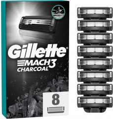 Кассеты для бритья сменные «Gillette Mach 3 Charcoal»