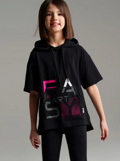 Футболка с капюшоном для девочек