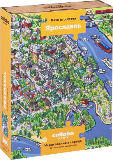 Пазл деревянный «Ярославль»
