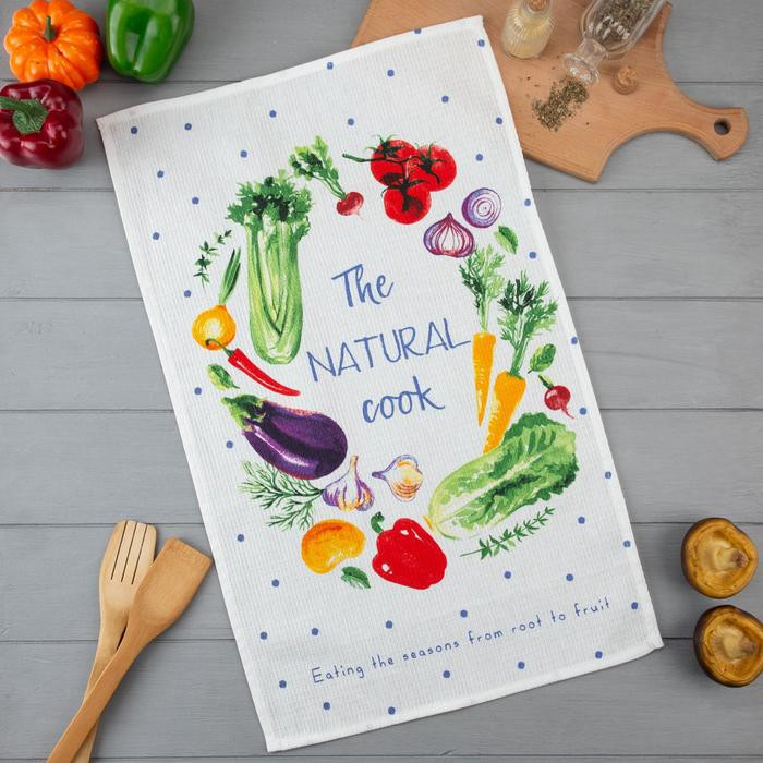Полотенце кухонное «The natural cook» | Organic food | Доляна