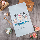 Полотенце кухонное «Love eat and sport»