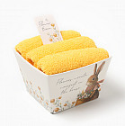 Набор полотенец «Кролик с цветами»