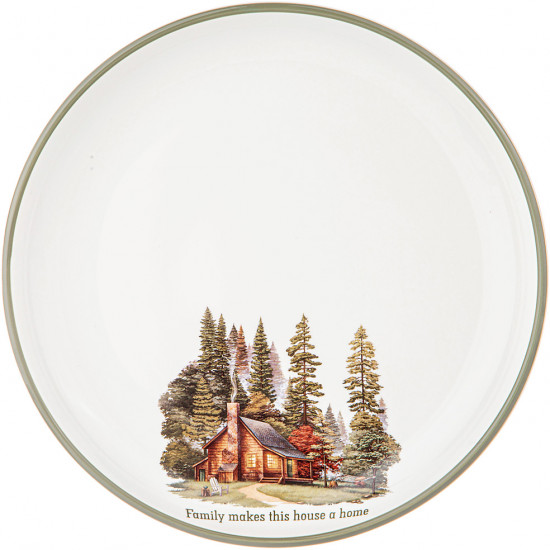 Тарелка обеденная «Family house»