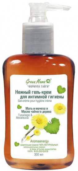 Крем-гель для интимной гигиены «Мать-и-мачеха и масло чайного дерева»