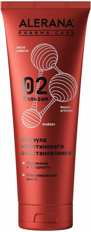 Бальзам для волос «Формула кератинового восстановления» | Pharma Care | ALERANA
