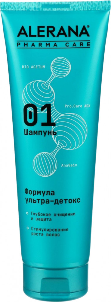 Шампунь для волос мужской «Формула ультра-детокс» | Pharma Care | ALERANA