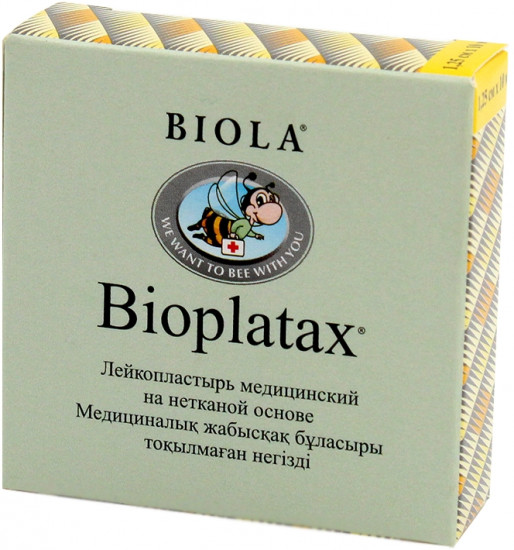 Лейкопластырь на нетканой основе «Bioplatax»