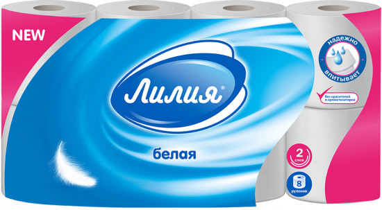 Туалетная бумага «Лилия»