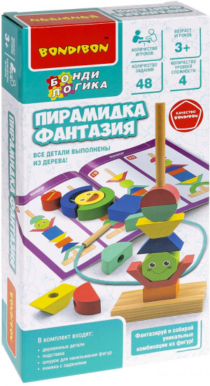 Игра настольная «Пирамидка фантазия»