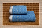 Полотенце махровое гладкокрашеное "Finestra" (Cleanelly, 70х130, цвет темно-голубой)