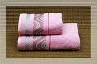 Полотенце махровое гладкокрашеное "Marezzato" (Cleanelly, 50х90, цвет светло-розовый)
