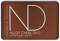 Палетка для лица «Alloy Cheek Duo bronze & glow palette», оттенок 01