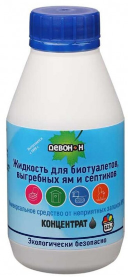Жидкость для биотуалетов, выгребных ям и септиков