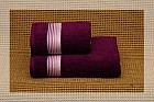 Полотенце махровое гладкокрашеное "Orizzonte" (Cleanelly, 50х90, цвет баклажановый)