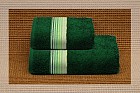 Полотенце махровое гладкокрашеное "Orizzonte" (Cleanelly, 70х130, цвет темно-зеленый)