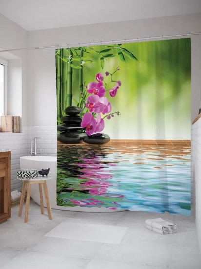 Штора для ванной «Водная релаксация»