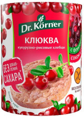Хлебцы кукурузно-рисовые «Клюква»