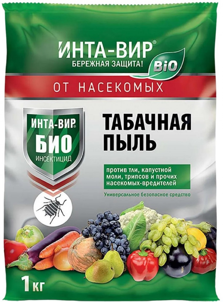 Средство от насекомых-вредителей универсальное «Табачная пыль» | Инта Вир