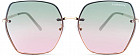 green pink