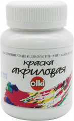 Краска акриловая для дизайнерских работ, белый