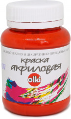 Краска акриловая для дизайнерских работ, красный