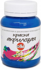 Краска акриловая для дизайнерских работ, синий