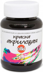 Краска акриловая для дизайнерских работ, черный