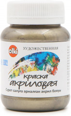 Краска акриловая художественная «Металл», 4692 золото древнерусское