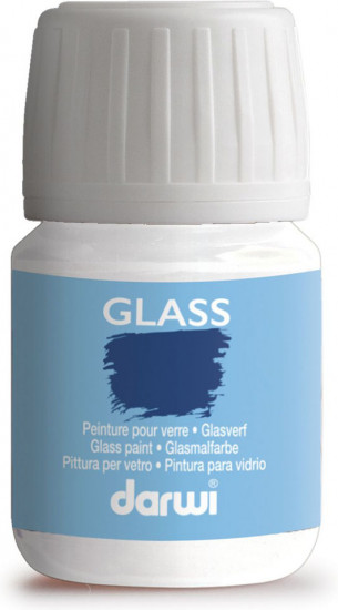 Краска акриловая для стекла «Glass», цвет 215 голубой
