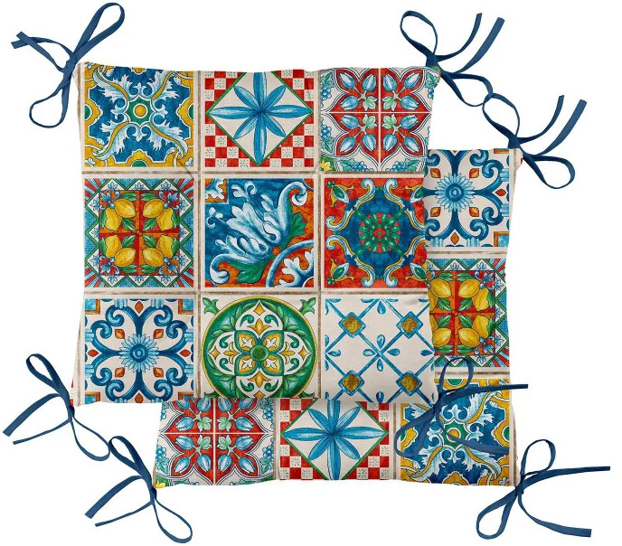 Комплект подушек на стул «Maiolica» | Maiolica | Mia Cara