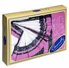 Комплект: скатерть и кухонные салфетки "Paris" (Cleanelly, 200х150, 6 шт. 50х50) в подарочной упаковке