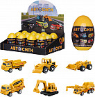 Машинка в яйце «Строительная техника»