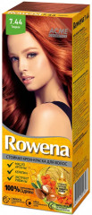Крем-краска для волос стойкая «Rowena», оттенок 7.44 Тициан