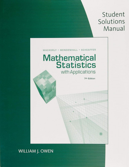 Mathematical Statistics With Application