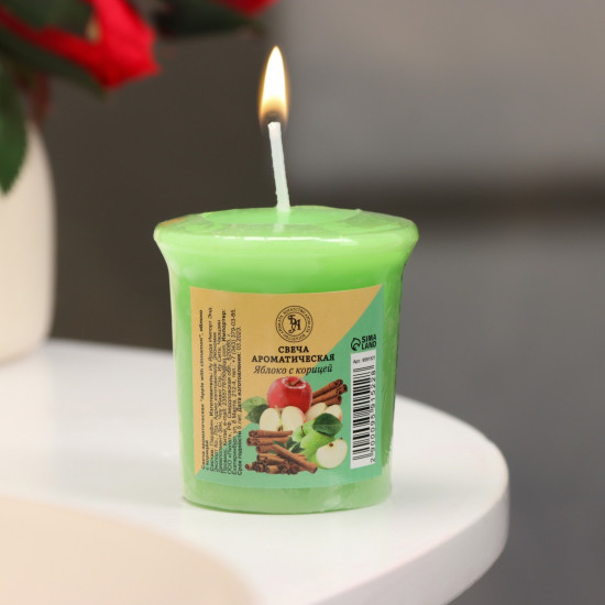 Свеча ароматическая «Apple with cinnamon»