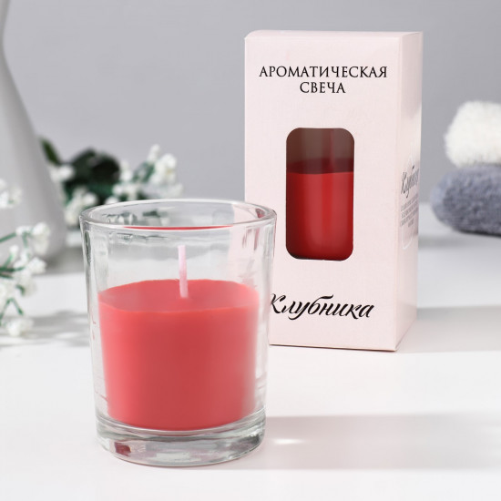 Свеча ароматическая в стакане «Нюд»