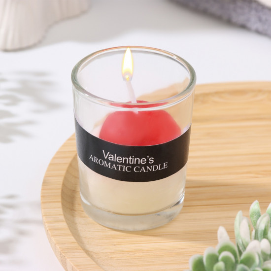 Свеча ароматическая в стакане «Scented Candle»