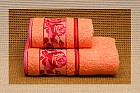 Полотенце махровое гладкокрашеное "Perfezione" (Cleanelly, 50х90, цвет коралловый)