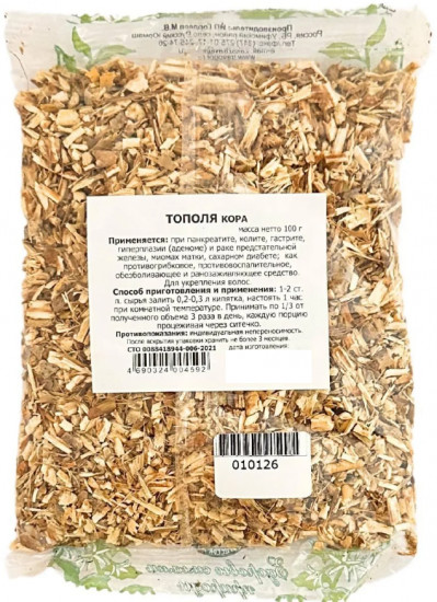Тополя кора